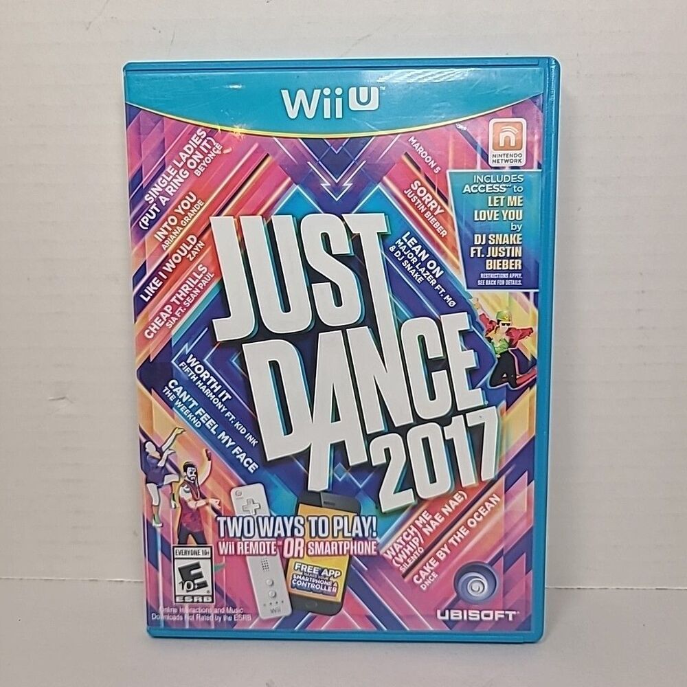 Just Dance 2017 (Nintendo Wii , 2016) No Manual